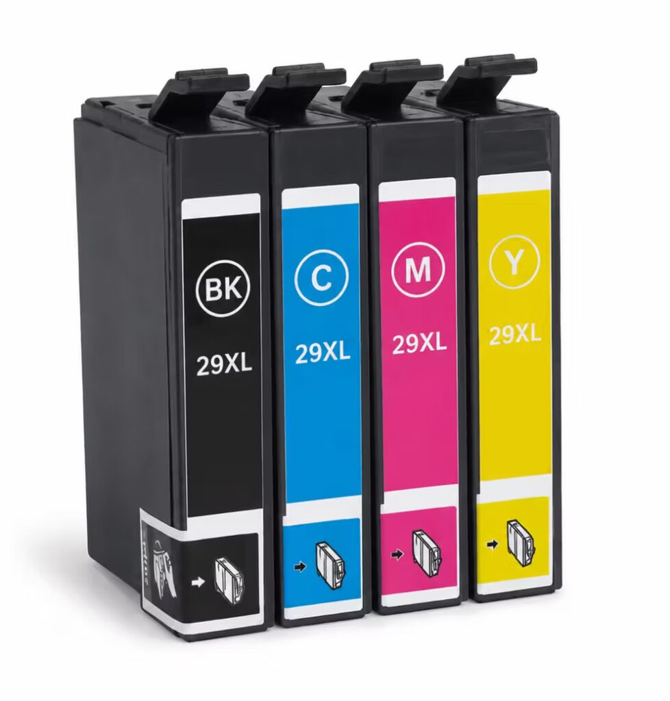 Epson 29XL huismerk multipack met zwarte, cyaan, magenta en gele inktcartridges voor Epson Expression Home printers.