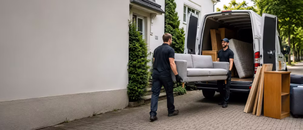 STUFFVIA voert grofvuil af uit een woning na een professionele ontruiming en levert de ruimte netjes op.